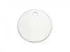 Sterling Silver Round Tag 17mm ~ Optional Engraving
