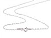Sterling Silver Cable Chain (1.5mm) Necklace with Spring Clasp ~ 15.5''