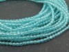 AAA Ocean Apatite Micro-Faceted Rondelles 2.25mm ~ 13'' Strand