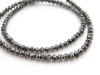 Black Diamond Faceted Bead ~ Various Sizes ~ SINGLE