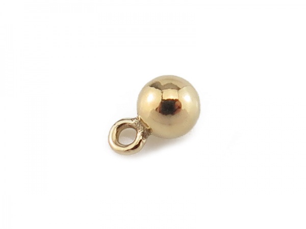 Gold Filled Ball Charm 3mm