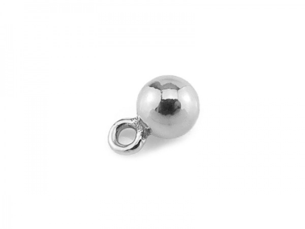 Sterling Silver Ball Charm 3mm