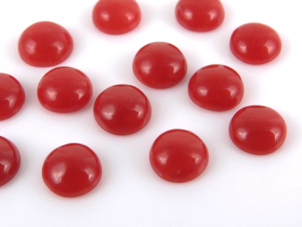 Red Coral Cabochon ~ Various Sizes