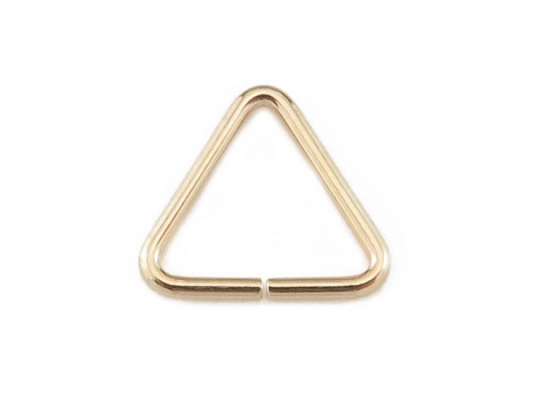 Gold Filled Open Triangle Component 7.5mm