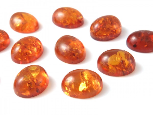 Amber Oval Cabochon ~ Various Sizes