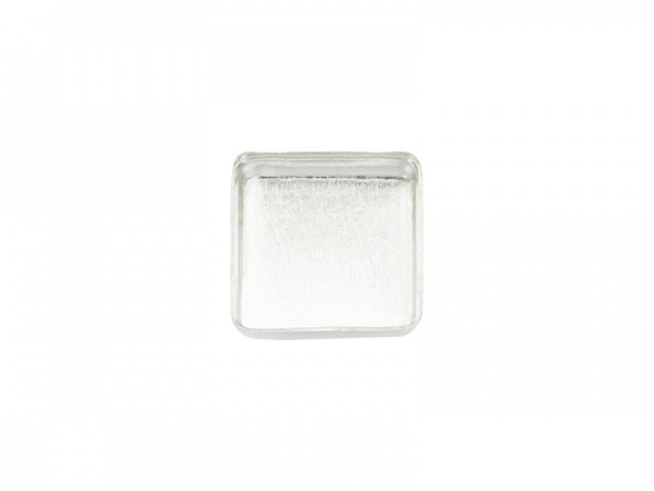 Sterling Silver Square Bezel Cup Setting 8mm
