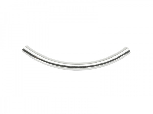Sterling Silver Curved Tube 38mm x 3mm
