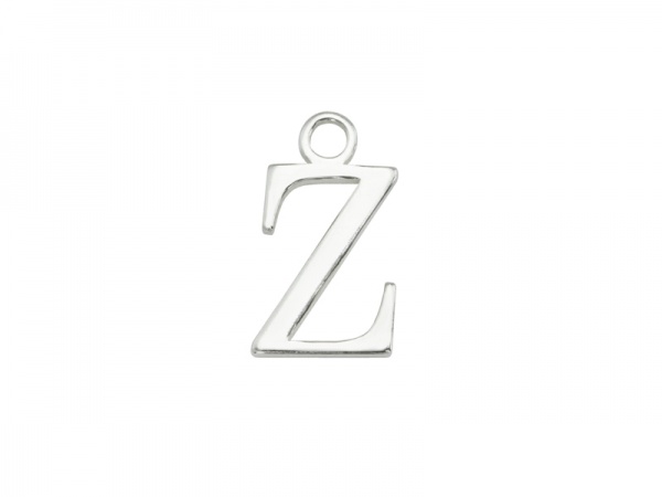 Sterling Silver Alphabet Charm ~ Z