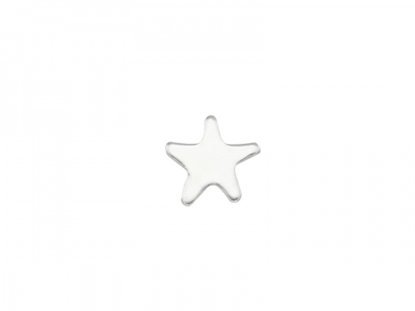 Sterling Silver Star Solderable Accent 5.25mm