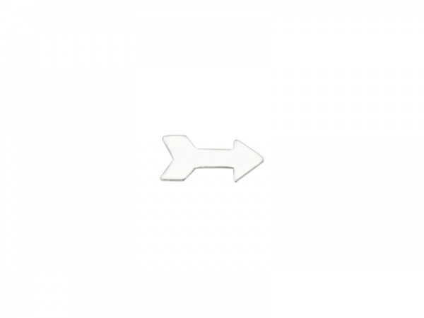 Sterling Silver Arrow Solderable Accent 7mm