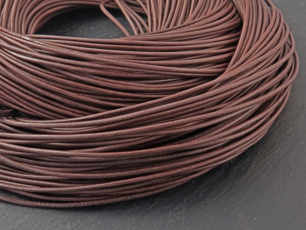 Leather ~ Brown ~ 1.3mm ~ 1 metre