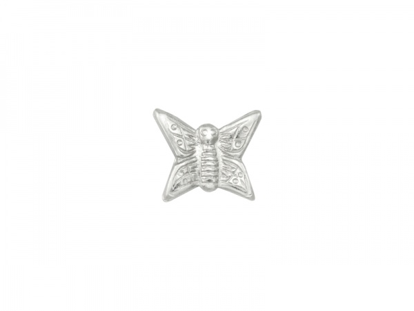 Sterling Silver Butterfly Solderable Accent 6.5mm