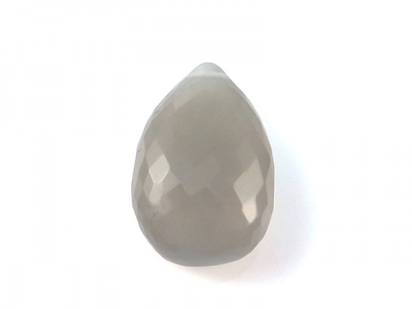 AA+ Grey Moonstone Faceted Pear Briolette ~ SINGLE ~ Various Sizes