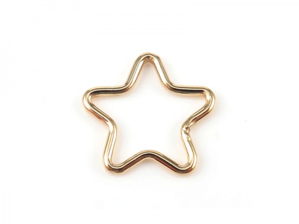 Gold Filled Star Connector 11mm