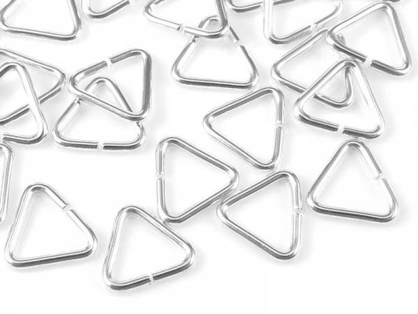 Sterling Silver Open Triangle Component 5mm ~ Pack of 10