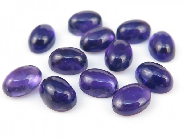 African Amethyst Oval Cabochon ~ Various Sizes