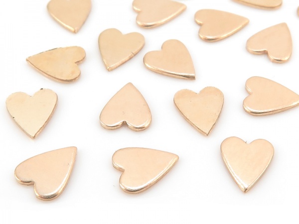 Gold Filled Heart Solderable Accent 5.5mm