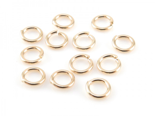 14K Gold Open Jump Ring 3mm ~ 24g