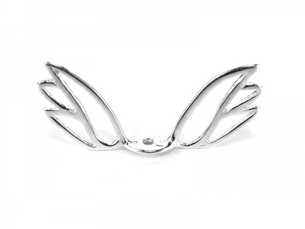 Sterling Silver Wing Bead Cap