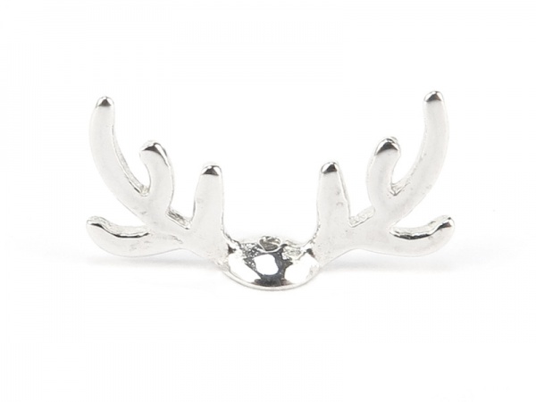 Sterling Silver Antler Bead Cap 3.5mm