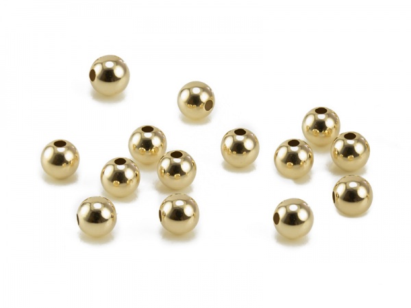 14K Gold Round Bead 5mm