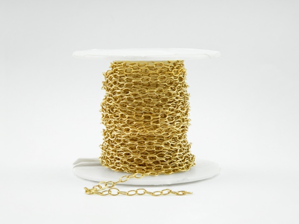 Gold Filled Cable Chain 5.25mm x 3.5mm ~ offcuts