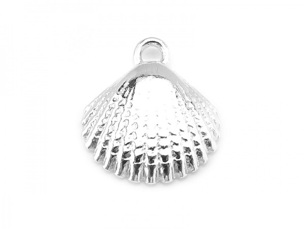 Sterling Silver Shell Pendant 14mm