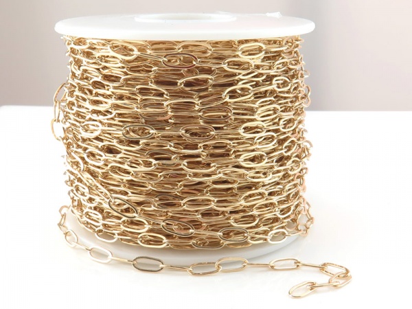 Gold Filled Drawn Cable Chain 8.75mm ~ by the Foot