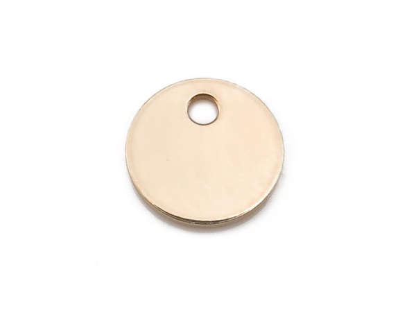 Gold Filled Disc Etsy