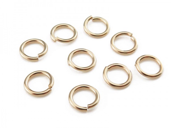 14K Gold Open Jump Ring 6mm ~ 19g