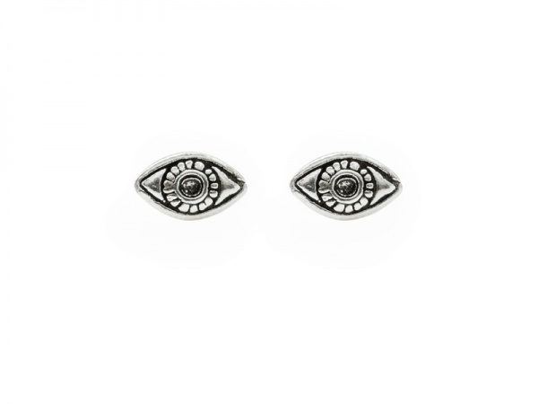 Sterling Silver Eye Studs  ~ PAIR