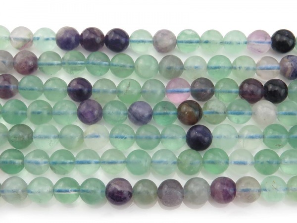 Fluorite Smooth Round Beads 8.75mm ~ 15'' Strand