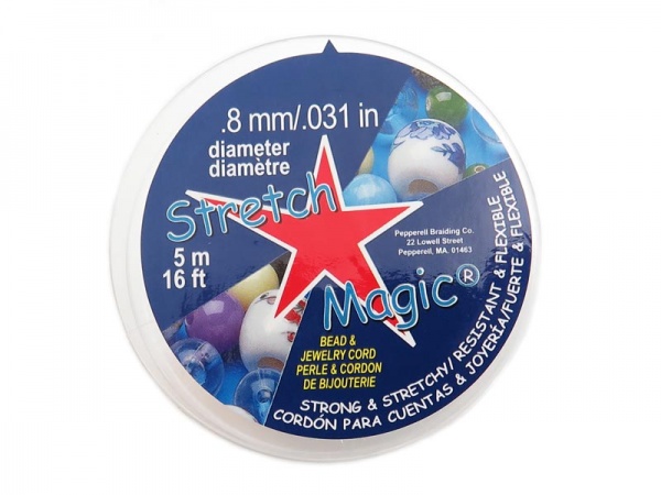 Stretch Magic 0.031'' (0.8mm) ~ Clear ~ 5 metres