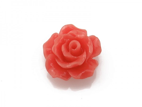 Bamboo Coral Carved Flower 10mm ~ SINGLE