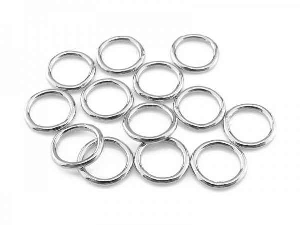 Sterling Silver Closed Jump Ring 6mm ~ 20ga ~ Pack of 10