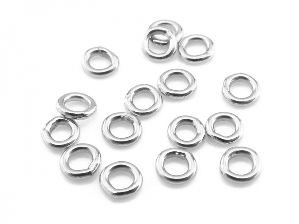 Sterling Silver Closed Jump Ring 3mm ~ 22ga ~ Pack of 10