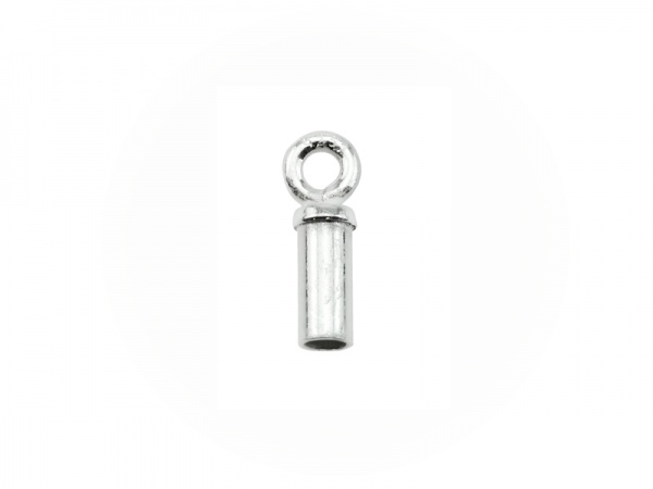 Sterling Silver Tube End Cap 1.5mm ID