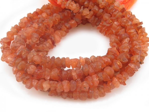 Spessartine Garnet Chip Beads ~ 8'' Strand