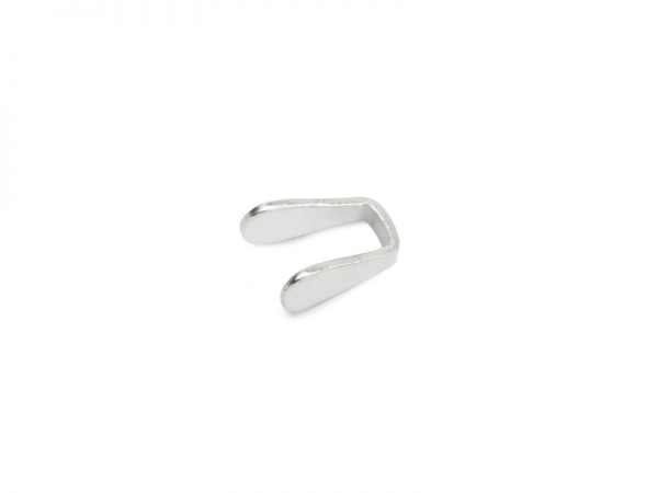 Sterling Silver Flat End Cap 2.5mm