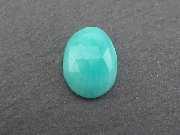 Amazonite Rose Cut Slice 14mm