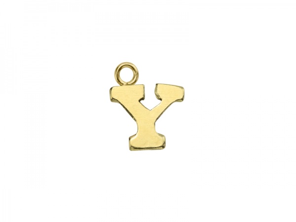 Gold Filled Alphabet Charm ~ Y