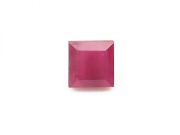 Ruby Faceted Square ~ Various Sizes