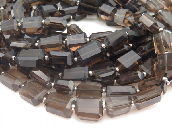 Smoky Quartz Nugget Beads 8-11mm ~ 11'' Strand