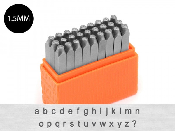 ImpressArt Metal Stamping Set ~ Sans Serif ~ Lowercase Letters 1.5mm