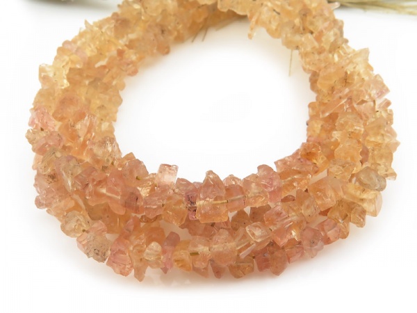 Imperial Topaz Chip Beads ~ 8'' Strand