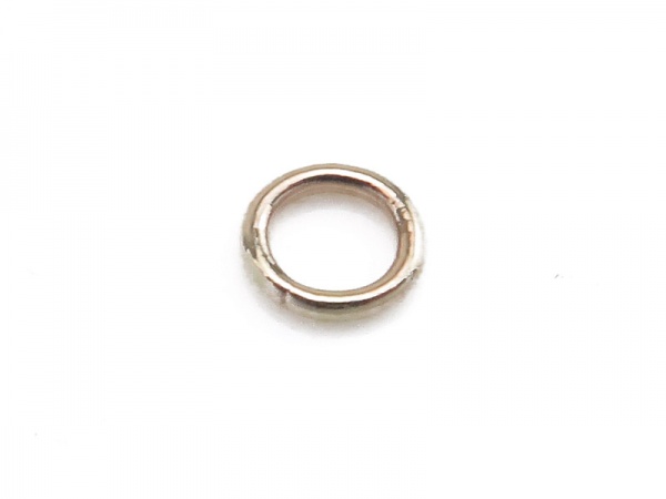 9K Gold Closed Jump Ring 4mm ~ 22g