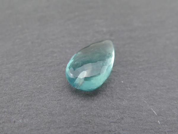 AA+ Fluorite Faceted Pear Half Drilled ~ Various Sizes ~ SINGLE