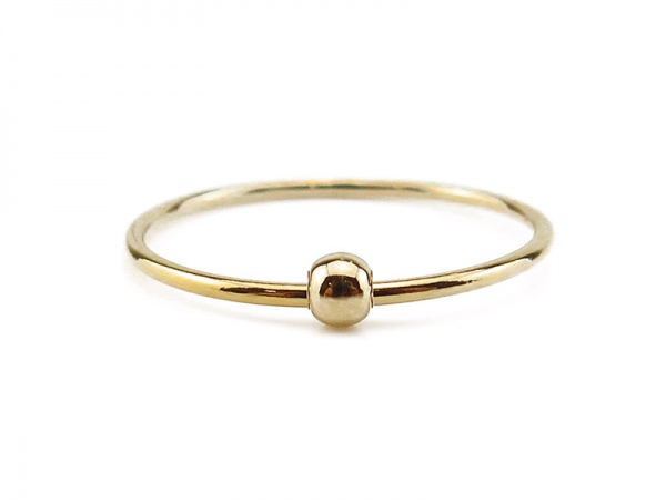 Gold Filled Spinner Ring ~ Size J