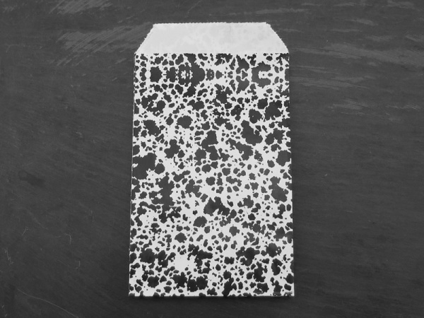 Paper Bag ~ Black and White ~ 12cm x 7cm