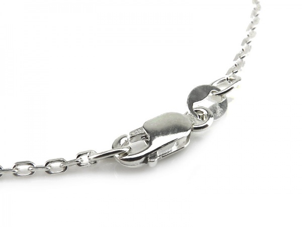 Sterling Silver Diamond Cut Cable Chain Bracelet ~ 7''